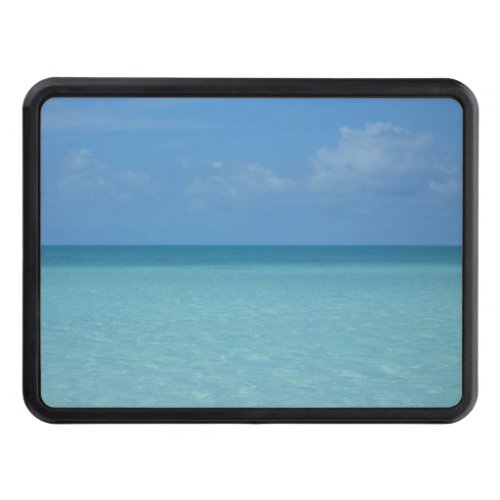 Caribbean Horizon Tropical Turquoise Blue Trailer Hitch Cover