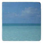 Caribbean Horizon Tropical Turquoise Blue Trivet