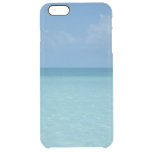 Caribbean Horizon Tropical Turquoise Blue Clear iPhone 6 Plus Case