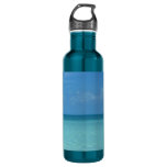 Caribbean Horizon Tropical Turquoise Blue Water Bottle