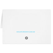 Caribbean island card (Back Horizontal)