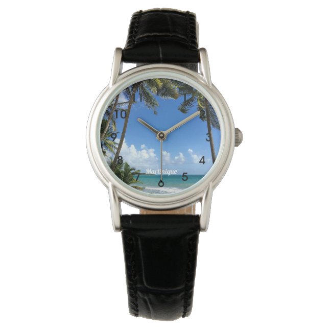 Caribbean Island, Martinique (labeled) Watch (Front)