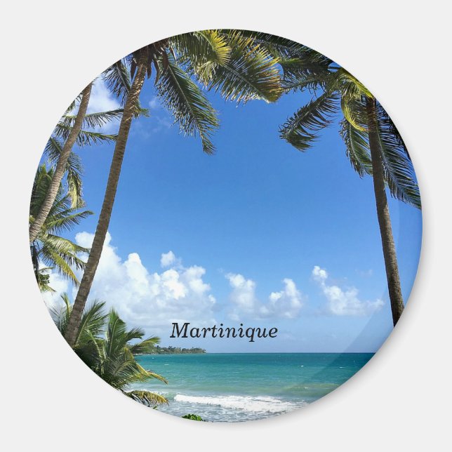 Caribbean Island, Martinique Magnet (Front)
