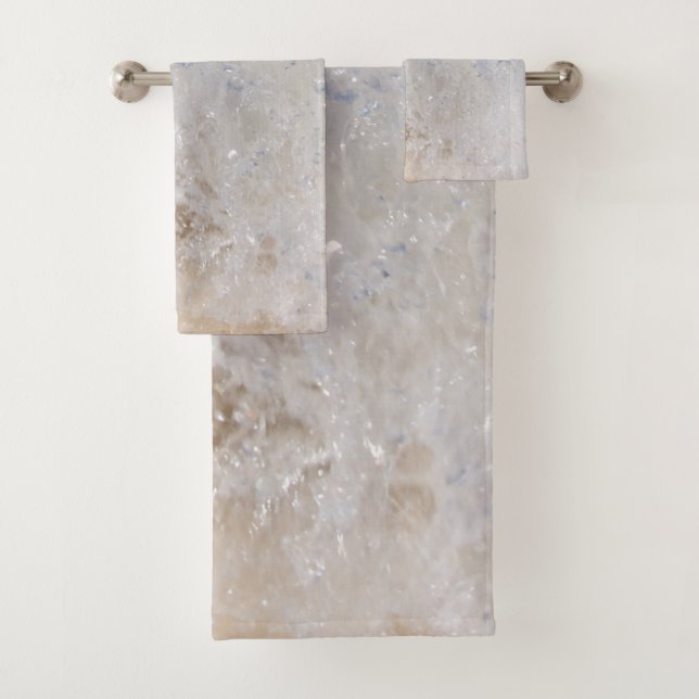 Caribbean Island Wave Love 1 Bath Towel Set (Insitu)