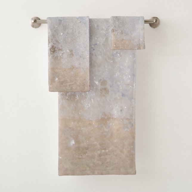 Caribbean Island Wave Love 2 Bath Towel Set (Insitu)