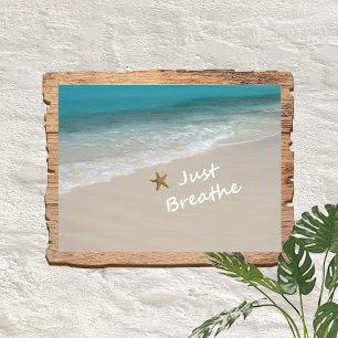 Caribbean Just Breathe Poster