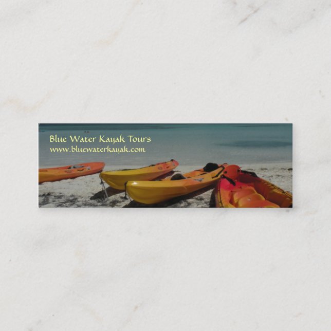 Caribbean Kayaks Business Card (Front)