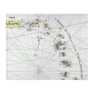 CARIBBEAN: MAP, 1775 ACRYLIC PRINT