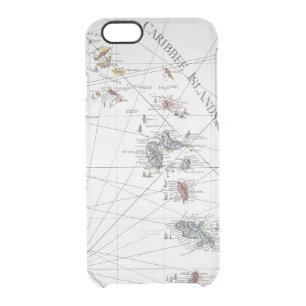 CARIBBEAN: MAP, 1775 CLEAR iPhone 6/6S CASE
