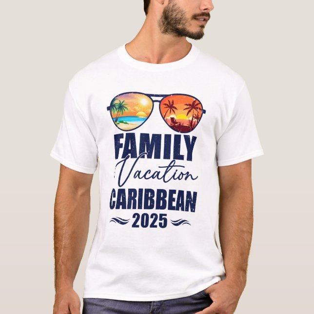 Caribbean Matching Family Vacation 2025 Making Mem T-Shirt (Front)