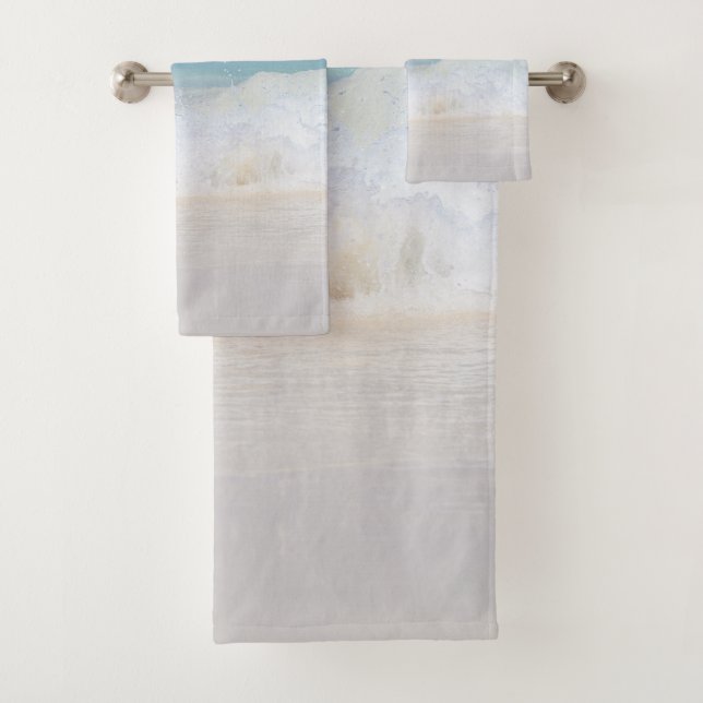 Caribbean Ocean Beach Dream 6 Bath Towel Set (Insitu)