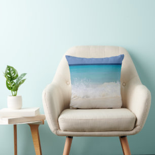 Caribbean Ocean Beach Dream 6 Throw Pillow