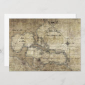 Caribbean - old map (Front/Back)