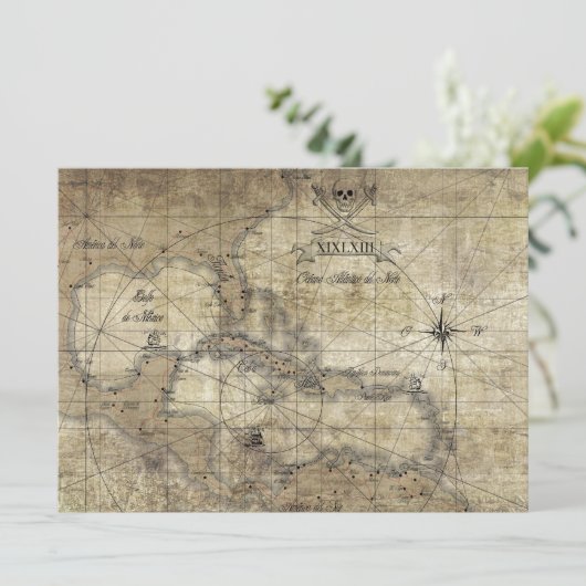 Caribbean - old map (Standing Front)