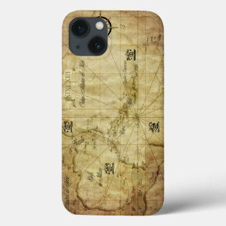 Caribbean - old map  iPhone 13 case