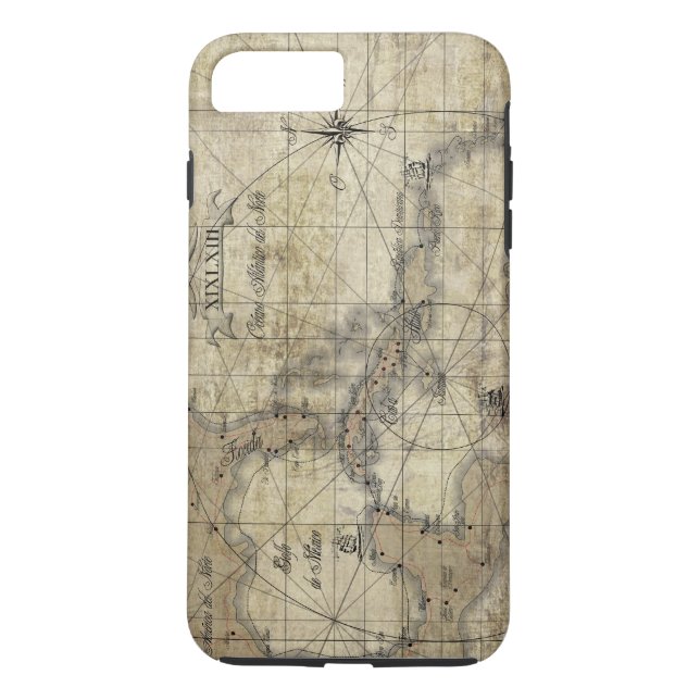 Caribbean - old map Case-Mate iPhone case (Back)