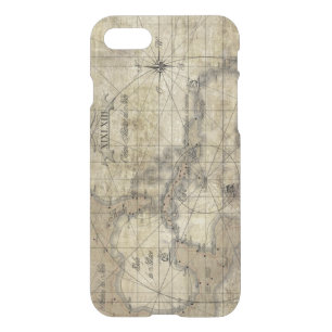 Caribbean - old map iPhone SE/8/7 case