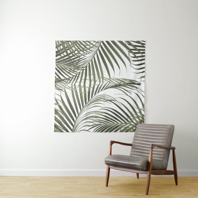 Caribbean Palm Jungle 1 Tapestry (In Situ)