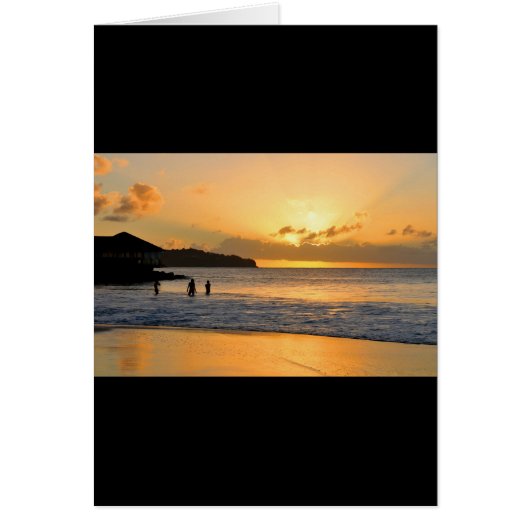 Caribbean paradise cards (Front)