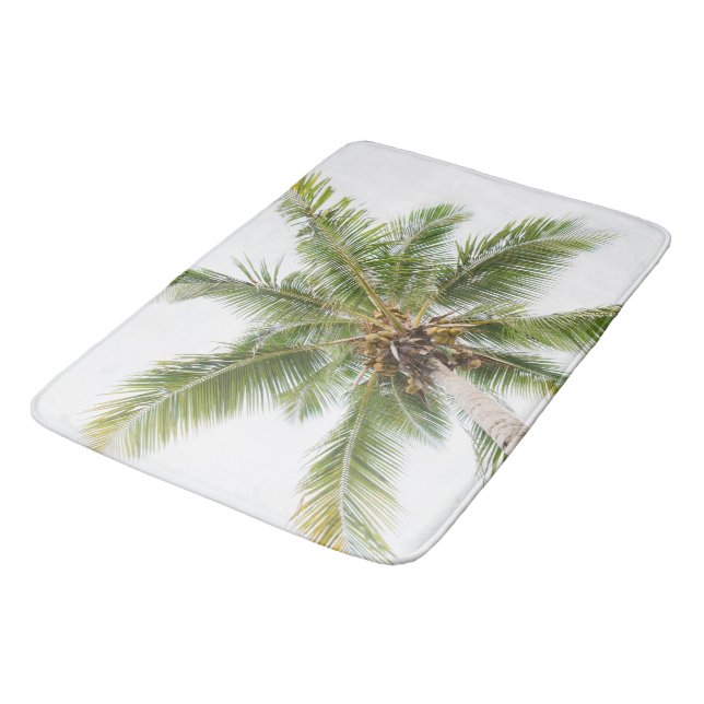Caribbean Paradise Palms 4 Bath Mat (Angled)