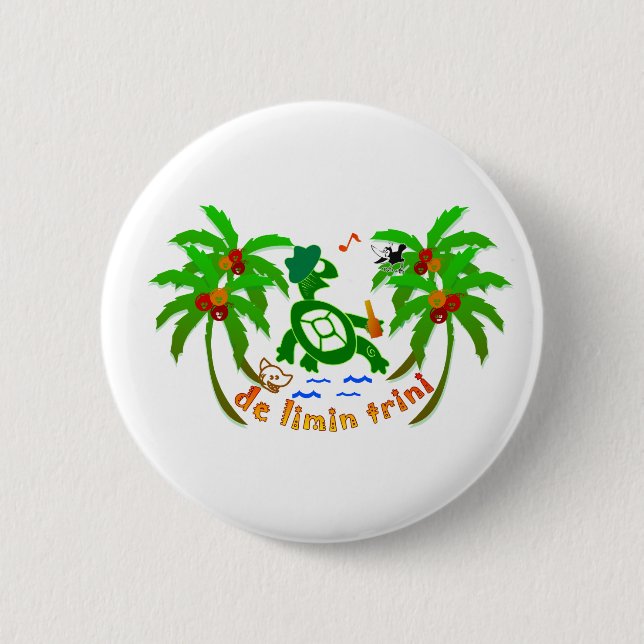 Caribbean phone cases, buttons, magnets,game cover pinback button (Front)