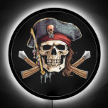 Caribbean Pirate Captain LED Sign<br><div class="desc">Caribbean Pirate  
a fantastic gifts and add a beautiful decoration to any pirate's room.</div>