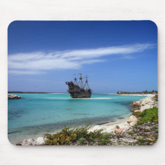 Caribbean Pirate Ship Mouse Pad