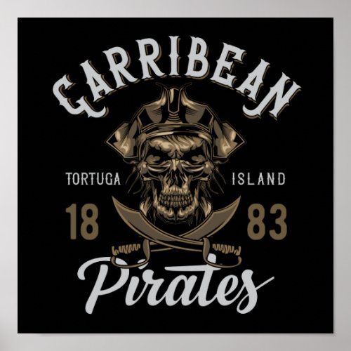Caribbean Pirates Poster