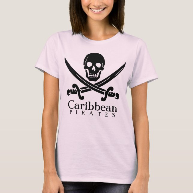 Caribbean Pirates Scull Shirt (Front)