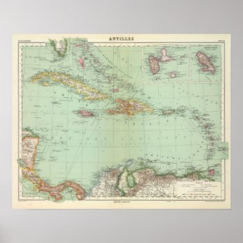 Caribbean Poster by davidrumsey at Zazzle