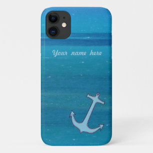 Caribbean Sea Anchor Personalized iPhone 11 Case