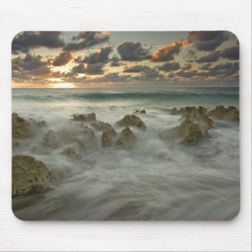 Caribbean Sea Cayman Islands  Crashing waves 3 Mouse Pad