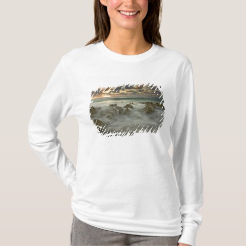 Caribbean Sea Cayman Islands  Crashing waves 3 T_Shirt