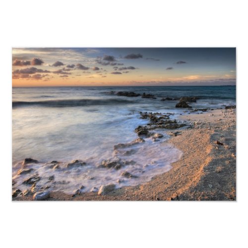 Caribbean Sea Cayman Islands Crashing waves Photo Print