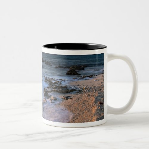 Caribbean Sea Cayman Islands Crashing waves Two_Tone Coffee Mug