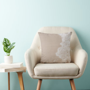 Caribbean Sea Foam Dream 6 Throw Pillow