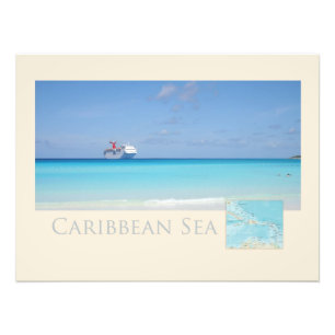 Caribbean Sea Photographic Print