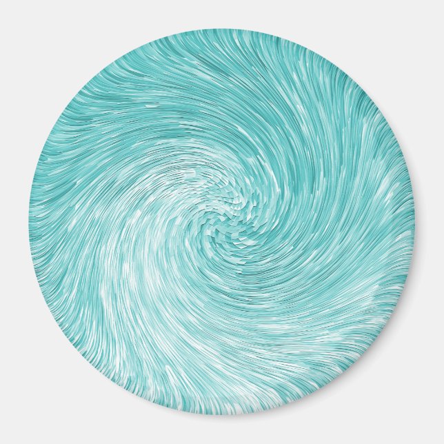 Caribbean Sea Swirl...... Magnet (Front)