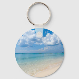 Caribbean - Seven Mile Beach - Cayman Islands Keychain