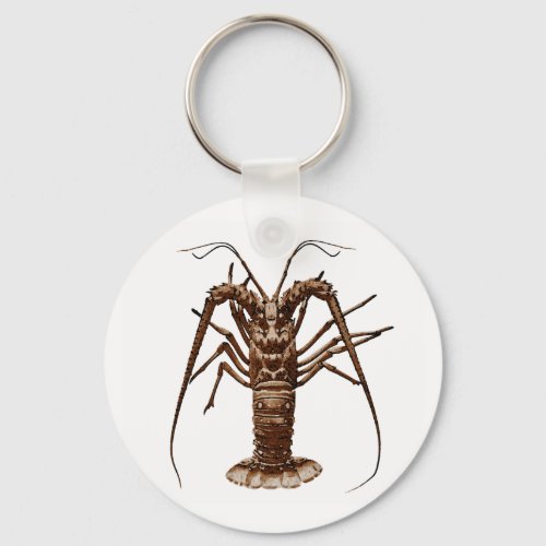 Caribbean Spiny Lobster Keychain