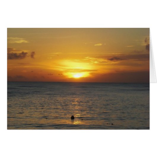 Caribbean Sunrise Cards (Front Horizontal)