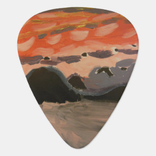 Caribbean Sunset Guitar Pick
