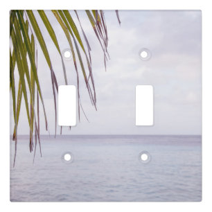 Caribbean Sunset Ocean Palm 5 Light Switch Cover