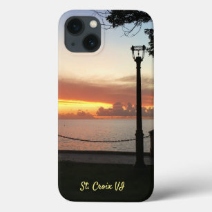 Caribbean Sunset Tropical Ocean Personalize  iPhone 13 Case