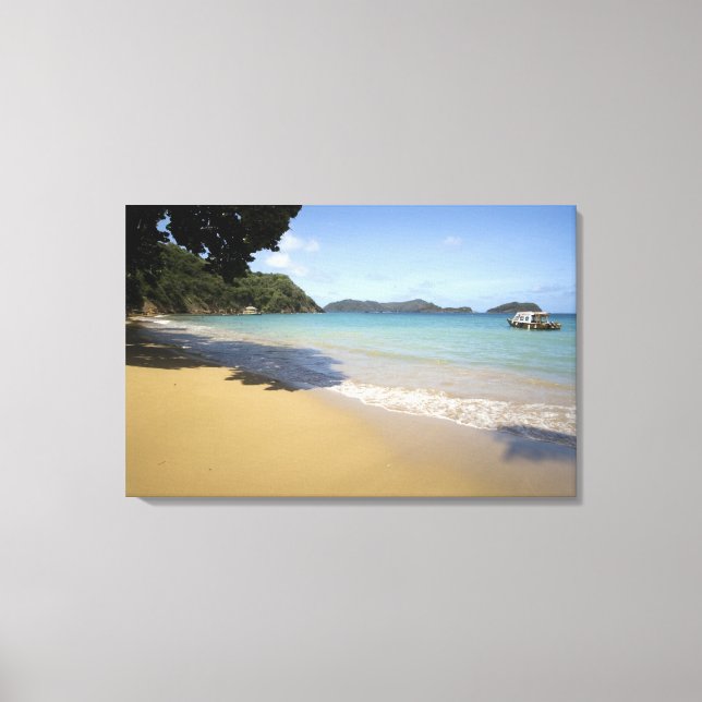 Caribbean - Tobago - Beach along Atlantic Canvas Print (Front)