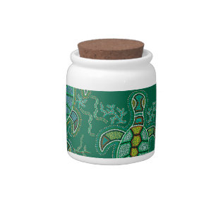 Caribbean Tortuga Candy Jar