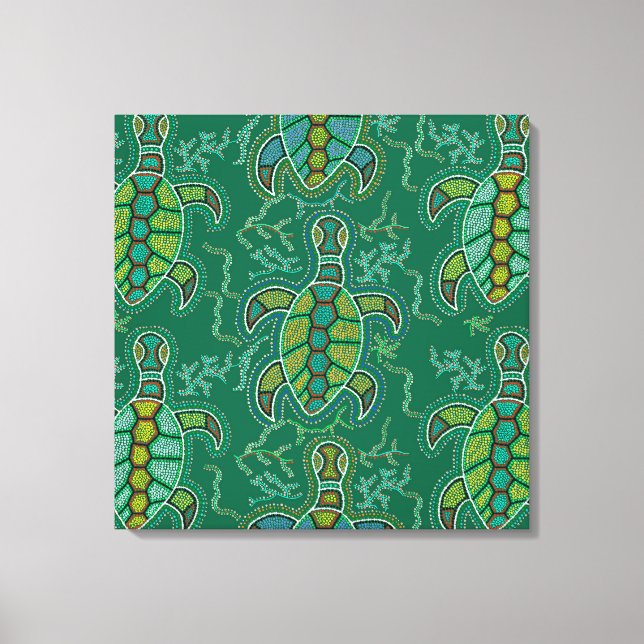 Caribbean Tortuga Canvas Print (Front)