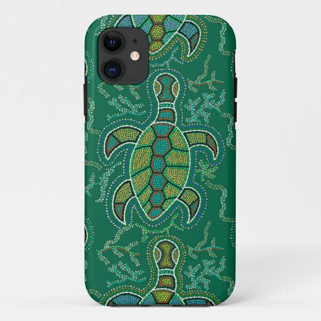 Caribbean Tortuga Case-Mate iPhone Case (Back)