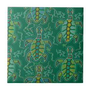 Caribbean Tortuga Ceramic Tile
