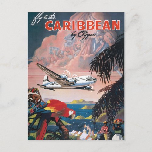 Caribbean Travel Postcard